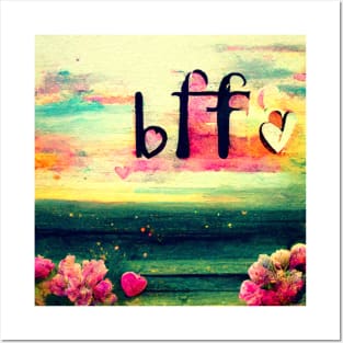 You are my BFF - best friends forever Posters and Art